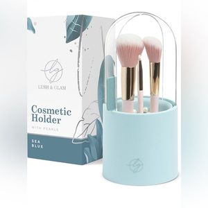 Lush and glam cosmetic holder - White